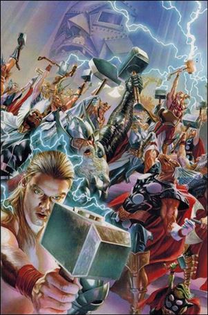 Secret Wars issue 2-K Alex Ross Virgin Cover (2nd Printing)