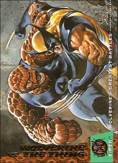 1994 Fleer Ultra X-Men (Base Set) card 141 Wolverine vs the Thing