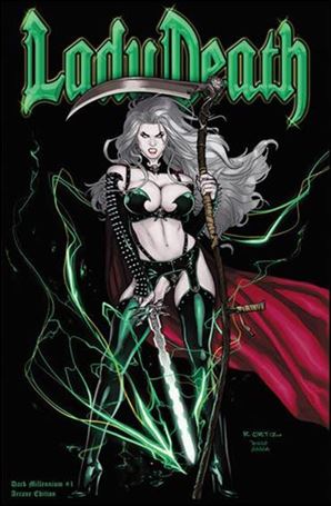 Lady Death: Dark Millennium issue 1-F Arcane Edition with Logo Cover 1/83