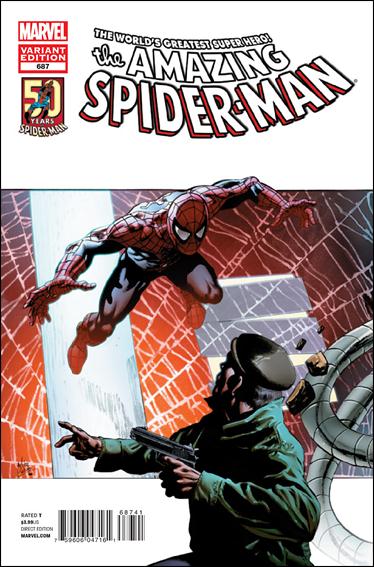 Amazing Spider-Man (1963) issue 687-C Mike Perkins 1:25 "ASM in Motion" Cover