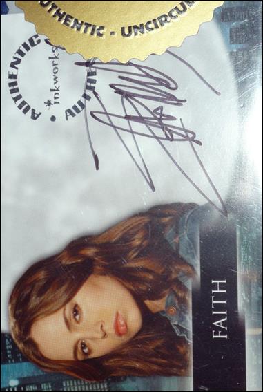 Angel: Season Four (Autograph Subset) card A24 Eliza Dushku as Faith