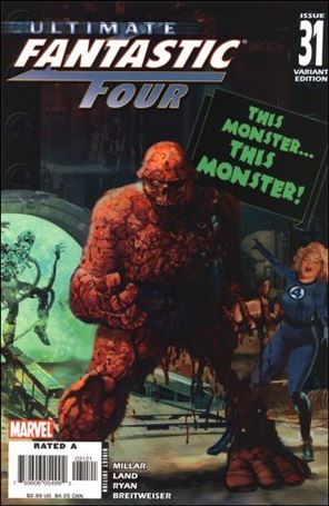Ultimate Fantastic Four issue 31-B Arthur Suydam 1:15 Cover