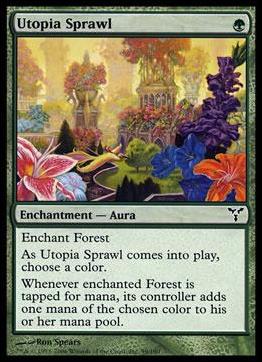 Magic the Gathering: Dissension (Base Set) card 99 Utopia Sprawl