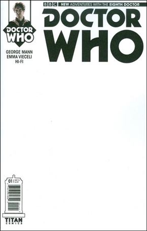 Doctor Who: The Eighth Doctor issue 1-D Blank/Sketch Cover
