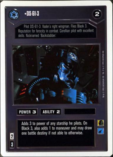Star Wars: Premiere Unlimited (Base Set) card 30 DS-61-3