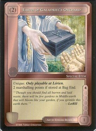 Middle-Earth: The Wizards (Base Set) card 126 Earth of Galadriel's Orchard