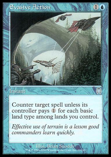 Magic the Gathering: Apocalypse (Base Set) card 23 Evasive Action