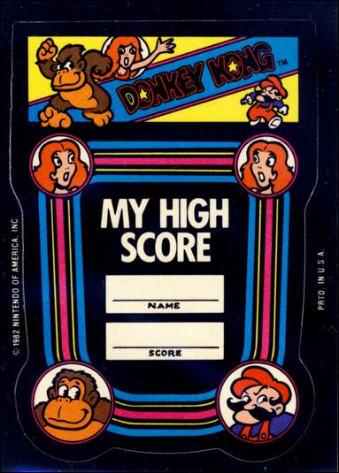 Donkey Kong (Base Set) card nn1 My High Score