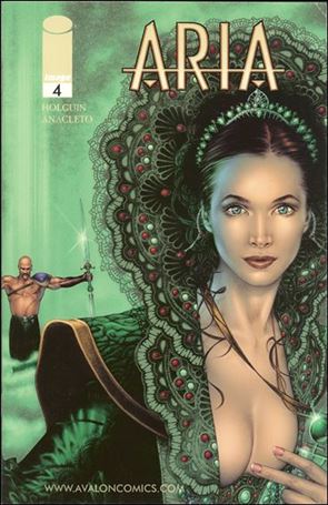 Aria issue 4-B Glow-in-the-Dark Green Background Cover