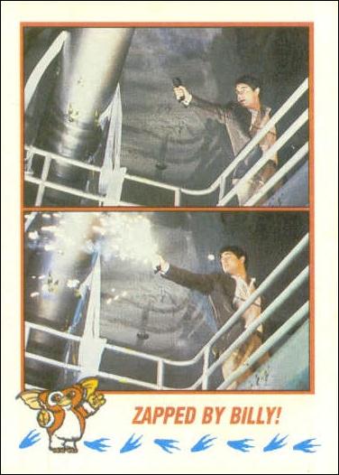 Gremlins 2: The New Batch (Base Set) card 83 Zapped By Billy!