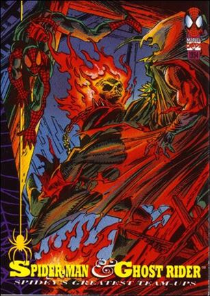 Amazing Spider-Man (Base Set) card 87 Spider-Man & Ghost Rider
