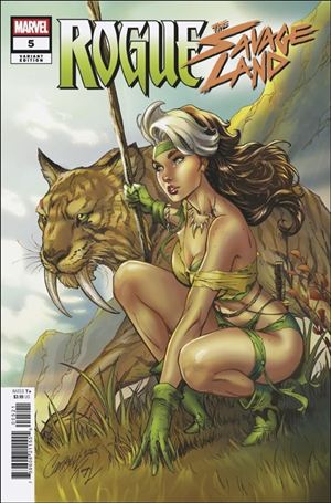 Rogue: The Savage Land issue 5.00-C J. Scott Campbell Cover