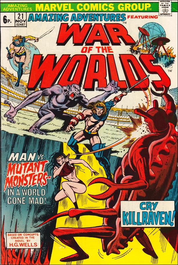 Amazing Adventures (1970) issue 21-B UK Price Cover