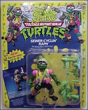 Teenage Mutant Ninja Turtles: Sewer Spitting figure 3 Sewer-Cyclin' Raph