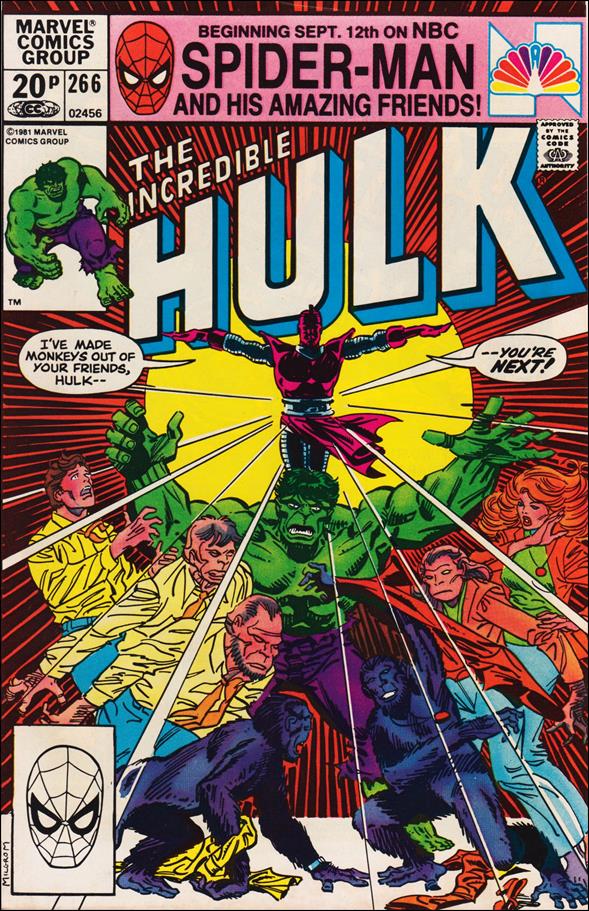 Incredible Hulk (1968) issue 266-B UK Price Cover