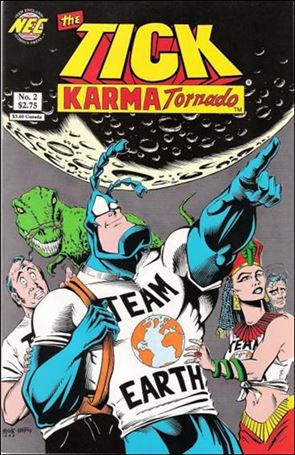 Tick Karma Tornado issue 2 Yellow & Red Logo Cover