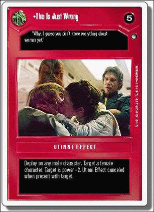 Star Wars: Hoth Revised (Base Set) card 32 This Is Just Wrong