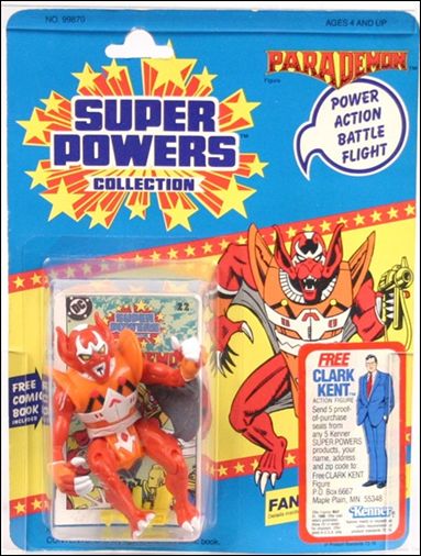 Super Powers Collection Action Figures (1984) figure 23-B Parademon (Clark Kent Offer)