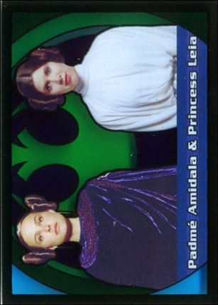 Star Wars Evolution Update Edition (Galaxy Crystal Subset) card G2 Padme Amidala & Princess Leia