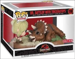 POP! Movies figure 1198 Dr. Sattler with Triceratops Target Exclusive