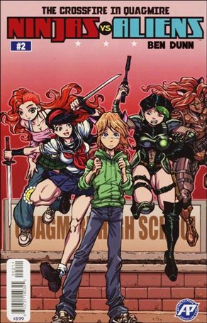 Ninjas vs. Aliens Cover Image 2