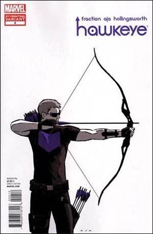 Hawkeye (2012) issue 2-B White Background Cover (2nd Printing)