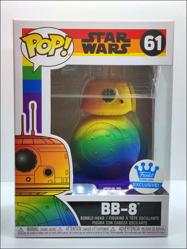 POP! Star Wars figure 61-B BB-8 (Rainbow Pride)