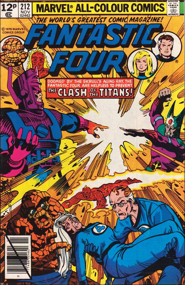 Fantastic Four (1961) issue 212-B UK Price Cover