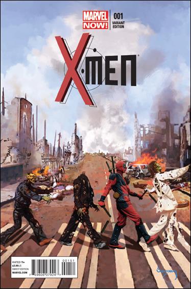 X-Men (2013) issue 1-F Arthur Suydam "Deadpool" Cover