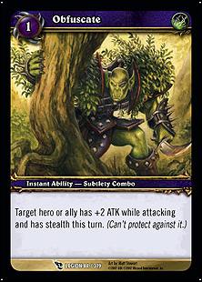 World of Warcraft: March of the Legion (Base Set) card 84 Obfuscate