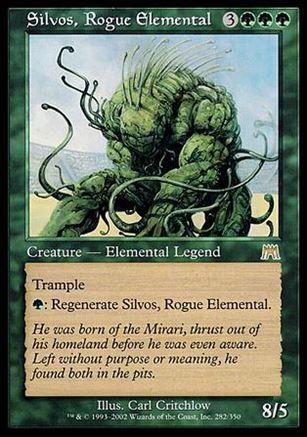 Magic the Gathering: Onslaught (Base Set) card 282 Silvos, Rogue Elemental