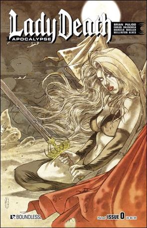 Lady Death: Apocalypse issue 0-E Painted Cover