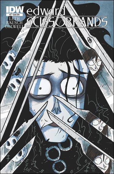 Edward Scissorhands issue 3-B Drew Rausch Subscription Cover