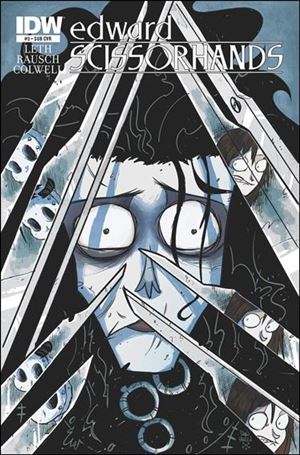Edward Scissorhands issue 3-B Drew Rausch Subscription Cover