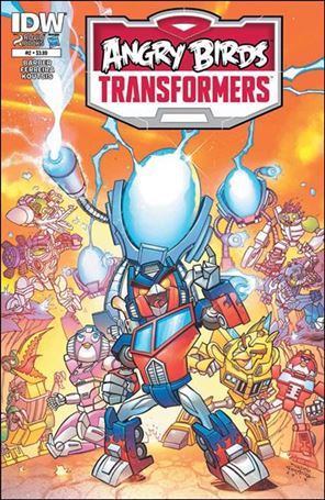 Angry Birds Transformers issue 2 Marcelo Ferreira Cover