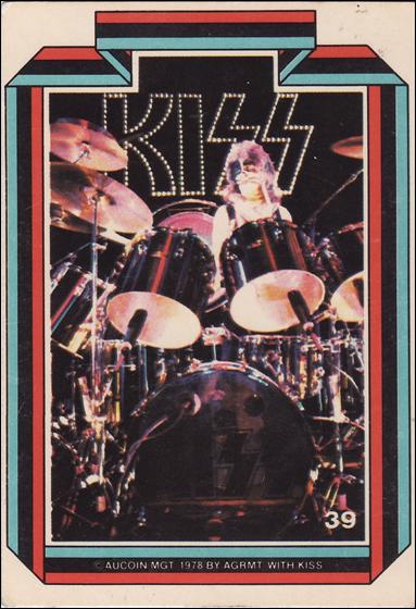 KISS: Series 1 (Base Set) card 39 Peter Criss