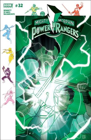 Mighty Morphin Power Rangers issue 32-B Jordan Gibson Subscription Cover