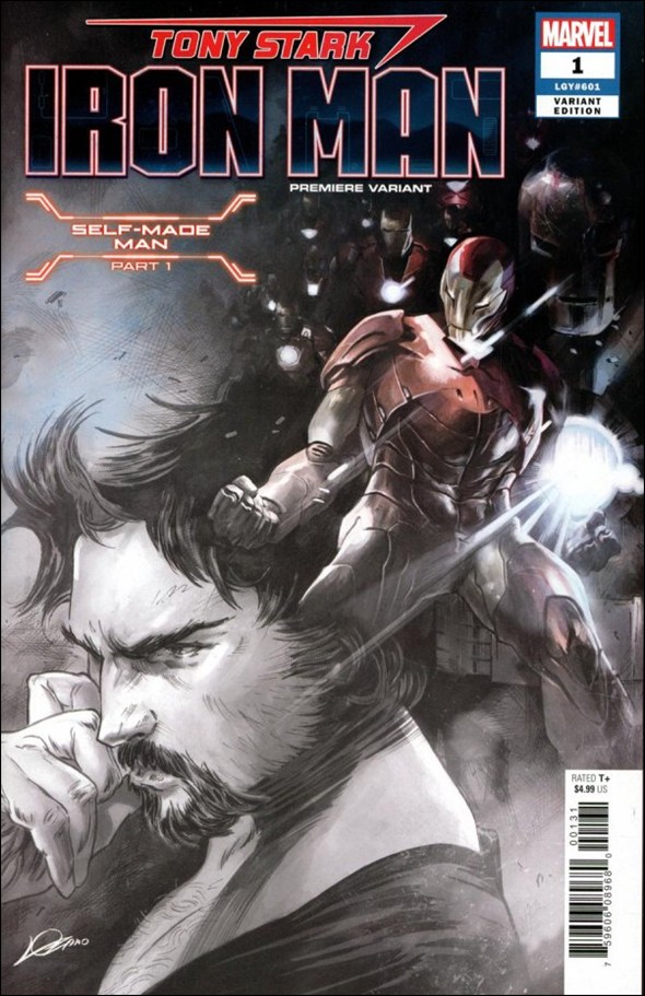Tony Stark: Iron Man issue 1-AA Alexander Lozano Premiere Bleed Cover