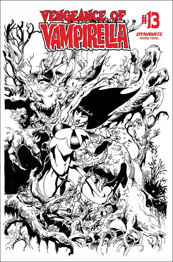 Vengeance of Vampirella (2019) issue 13-G Roberto Castro 1:11 Black & White Cover