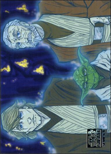 Star Wars Galaxy: Series 5 (Base Set) card 9 One With the Force