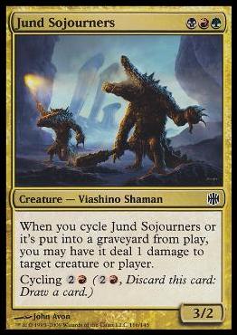 Magic The Gathering: Alara Reborn (Base Set) card 116-B Jund Sojourners (foil)