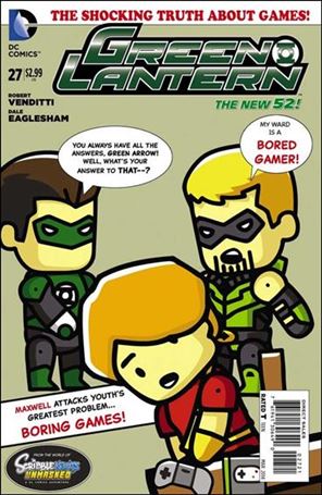 Green Lantern (2011) issue 27-D Jon Katz 1:25 Scribblenauts Cover