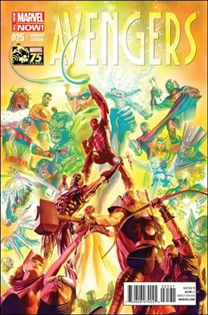 Avengers (2013) issue 25-C Alex Ross 1:75 Marvel 75th Anniversary Cover