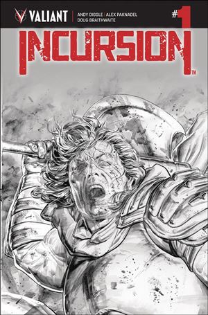 Incursion (2019) issue 1-C Doug Braithwaite Black & White Cover