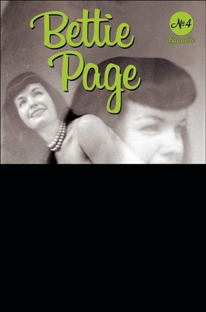 Bettie Page: The Alien Agenda issue 4-F Black Bag Nude Photo Cover