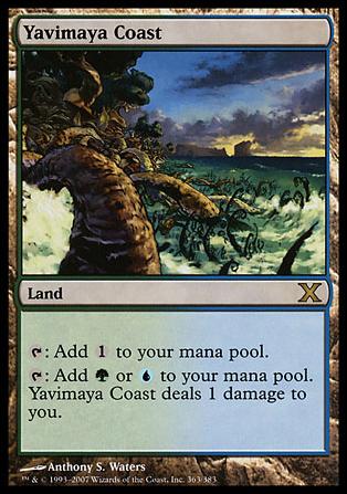 Magic the Gathering: 10th Edition (Base Set) card 363 Yavimaya Coast