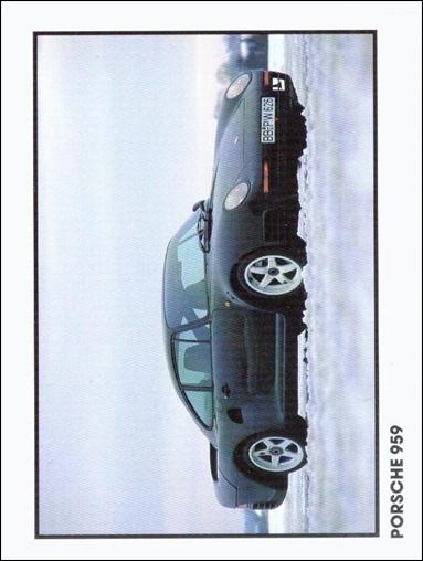 Sports Cars (1989)  (Base Set) card 32 Porsche 959