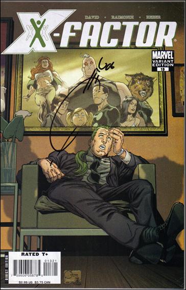 X-Factor (2006) issue 13-C Wizard Authentic (Signed by Joe Quesada) with COA