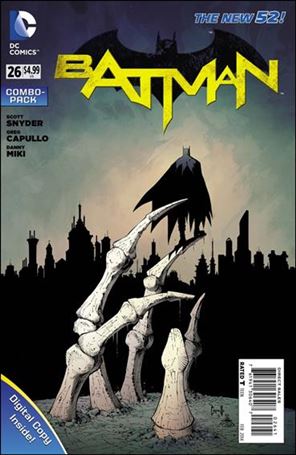 Batman (2011) issue 26-C Unbagged Greg Capullo Cover Combo Pack