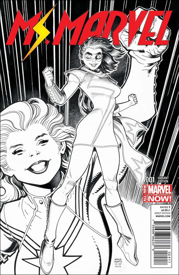 Ms. Marvel (2014)  issue 1-C Arthur Adams 1:100 Sketch Cover